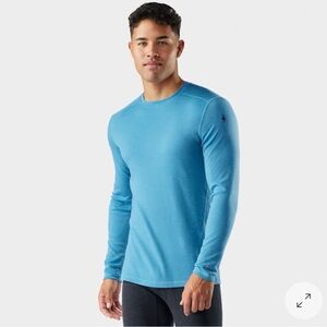 Smartwool Light Blue Merino 150 Crewneck